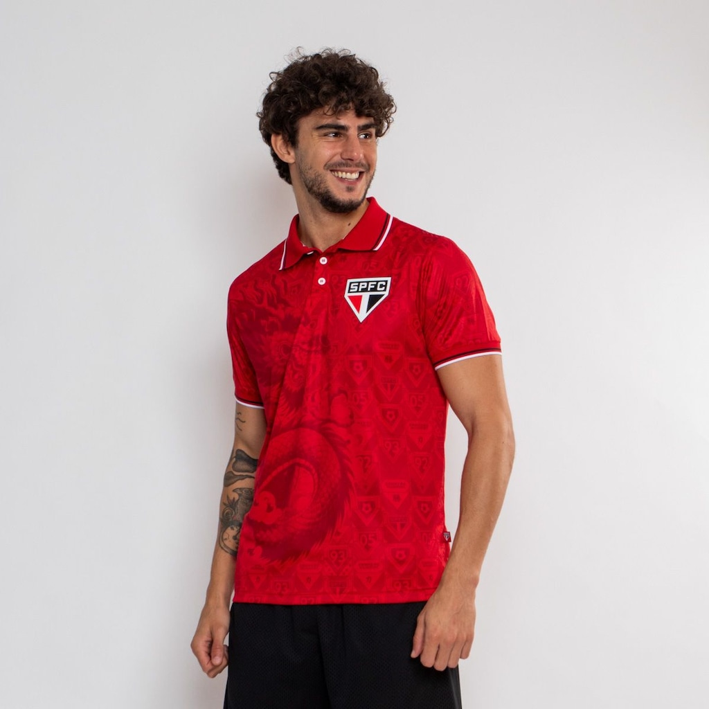 Imagem 5 do produto Camiseta Polo do São Paulo Surf Center Oficial Escudo