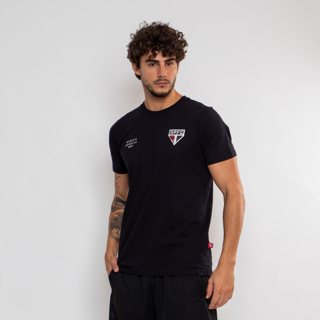 Camiseta do São Paulo Surf Center Classica Oficial Masculina - Foto 1