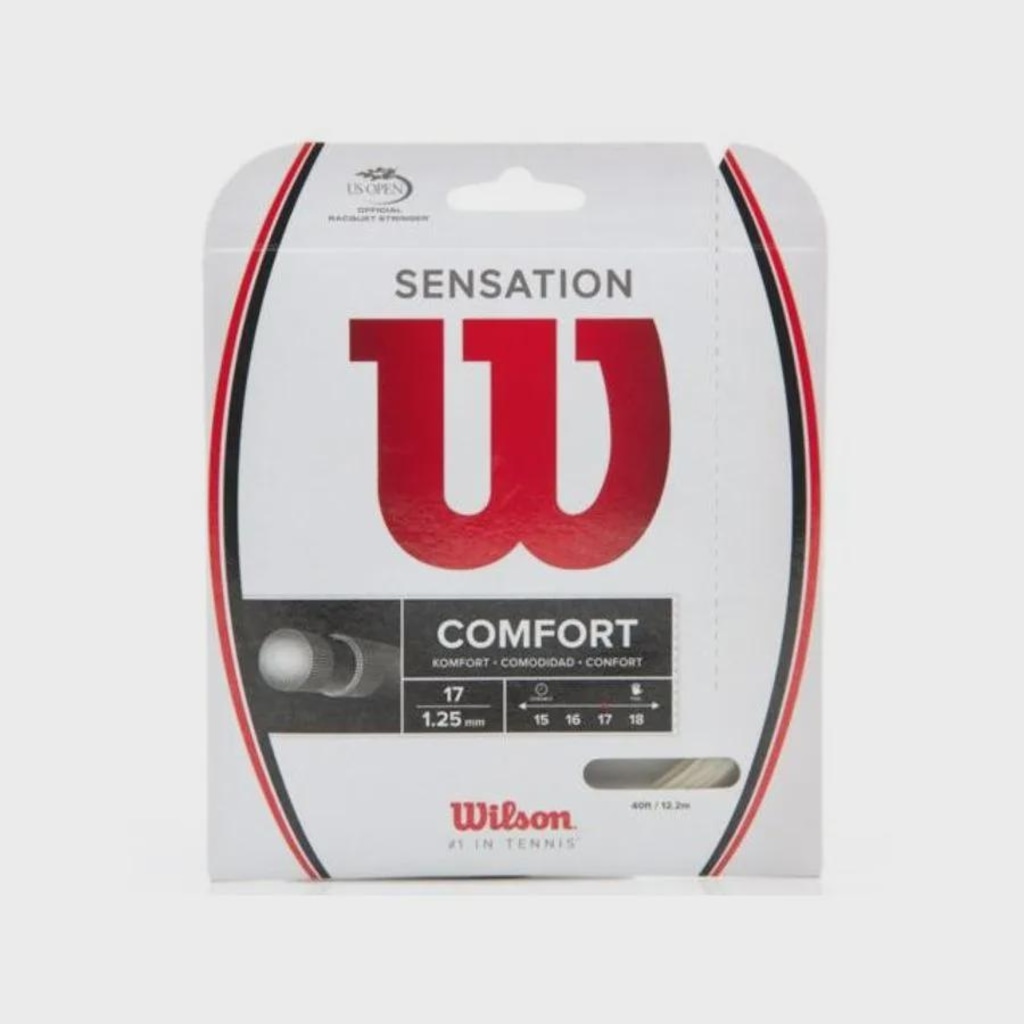 Corda Para Raquete Wilson Sensation 17L Cartela Set Individual Unissex