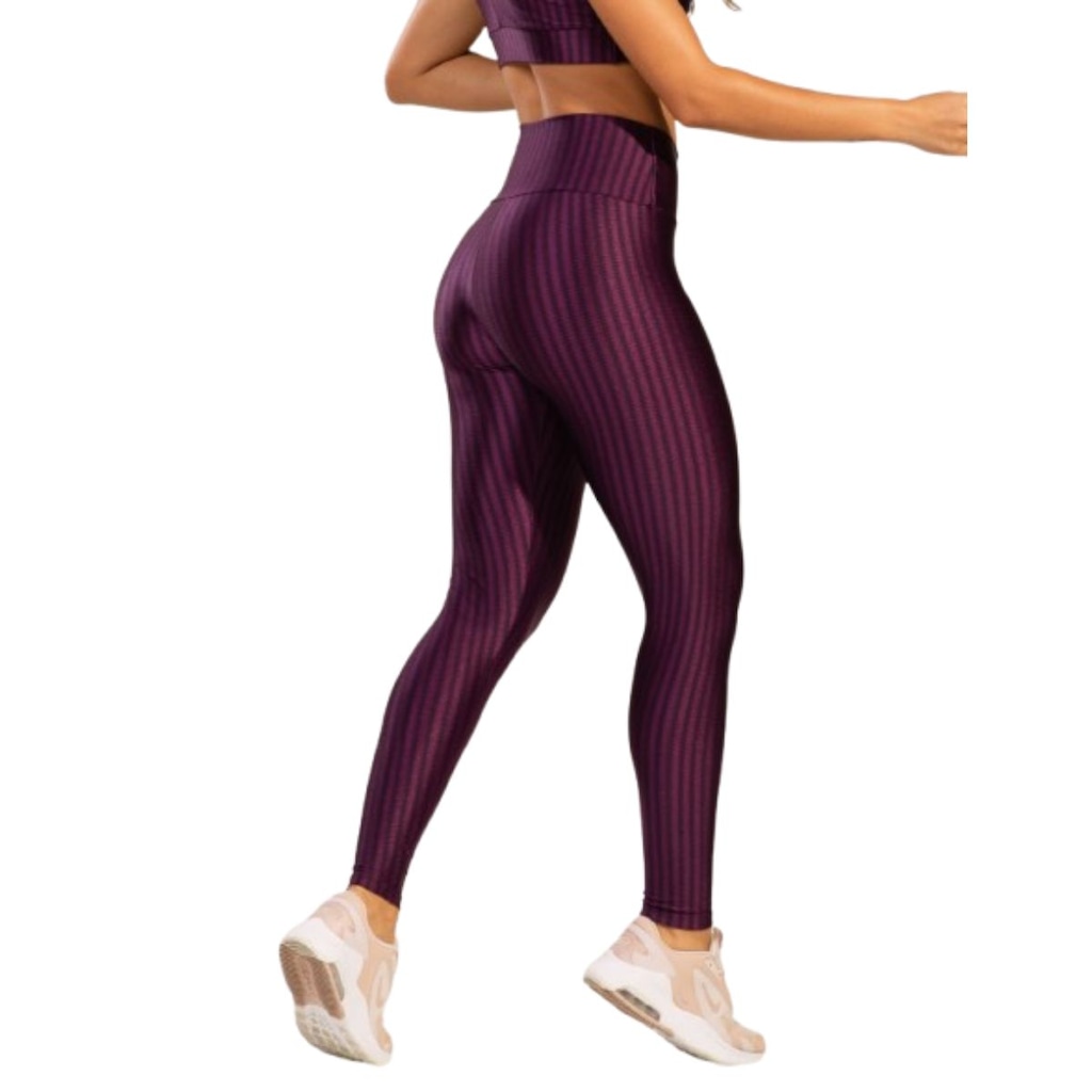 Imagem 2 do produto Calça Legging New Zig 3D Vekyo Cós Alto Feminina