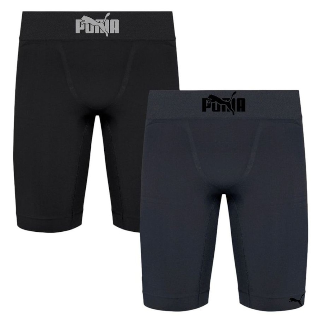 Kit 2 Bermudas Térmicas Puma Long Boxer Masculina