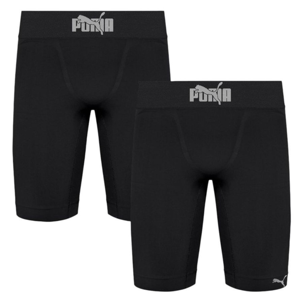 Kit 2 Bermudas Térmicas Puma Long Boxer Masculina
