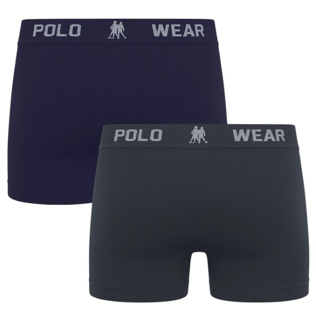 Imagem 2 do produto Kit 2 Cuecas Boxer Polo Wear Masculina