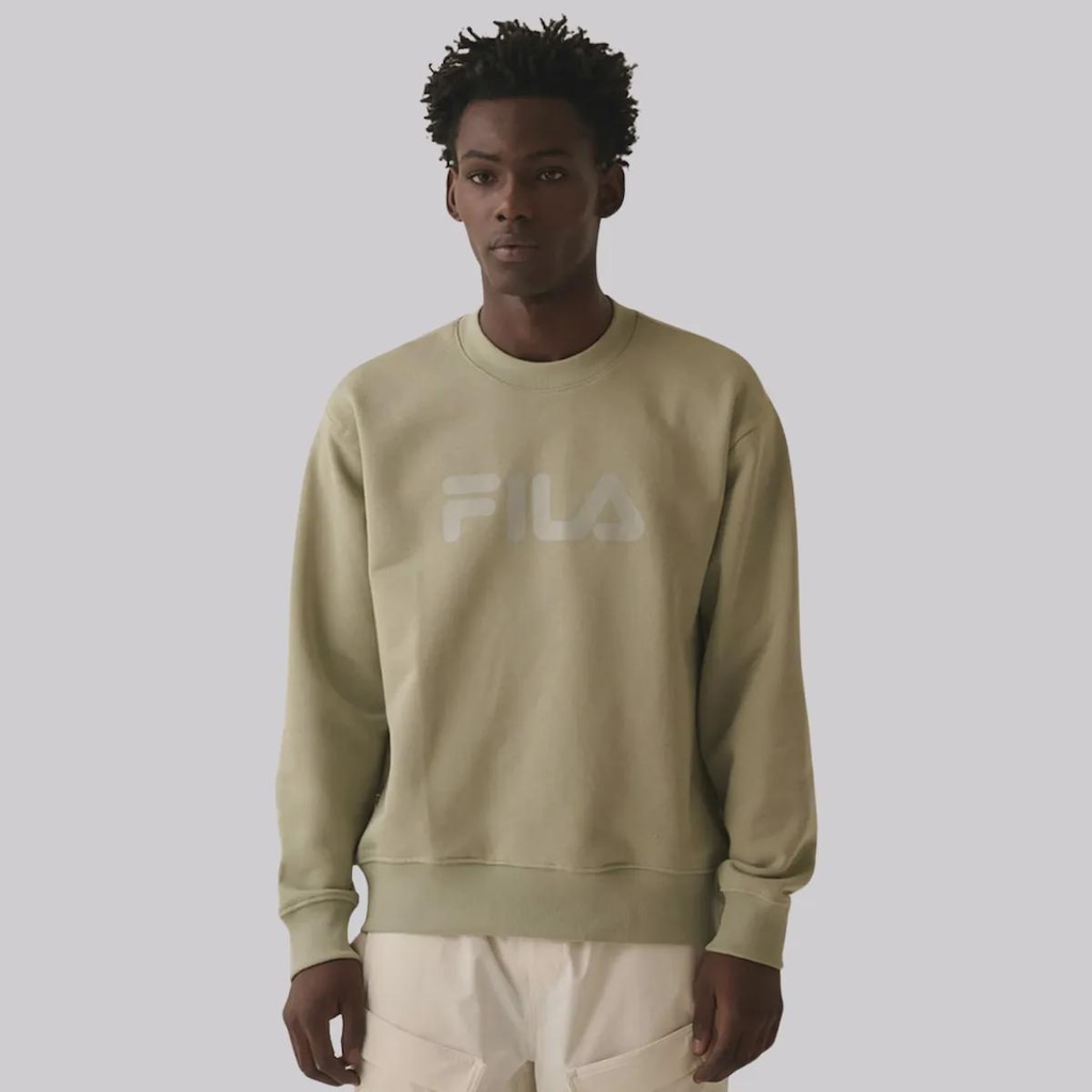 Blusão de Moletom Masculino Fila Confort Letter III