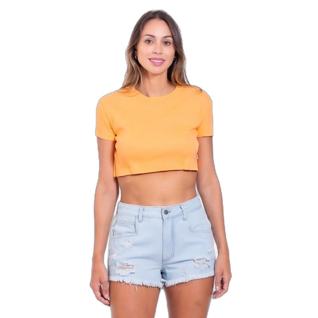 Camiseta Cropped Feminino Rip Curl Classic Surf