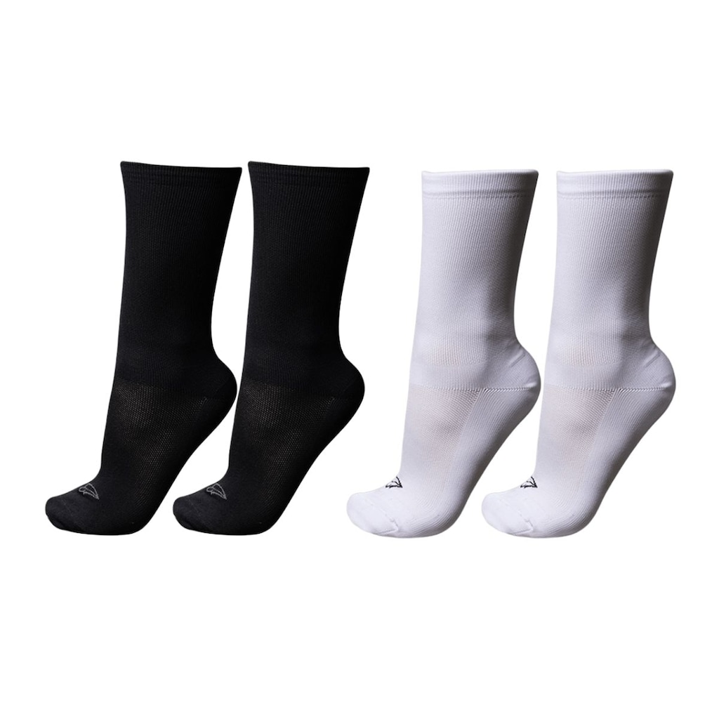 Kit 2 Pares de Meia Ciclismo Cano Médio corrida Mauro Ribeiro Tamanho 35 ao 43 Unissex