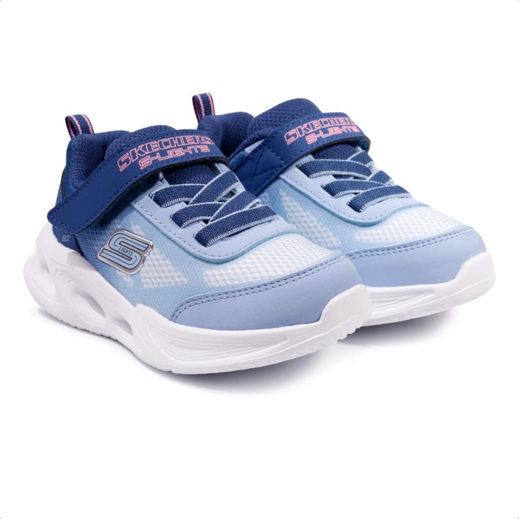 Imagem 3 do produto Tênis Infantil Skechers Sola Glow Ombre Deluxe