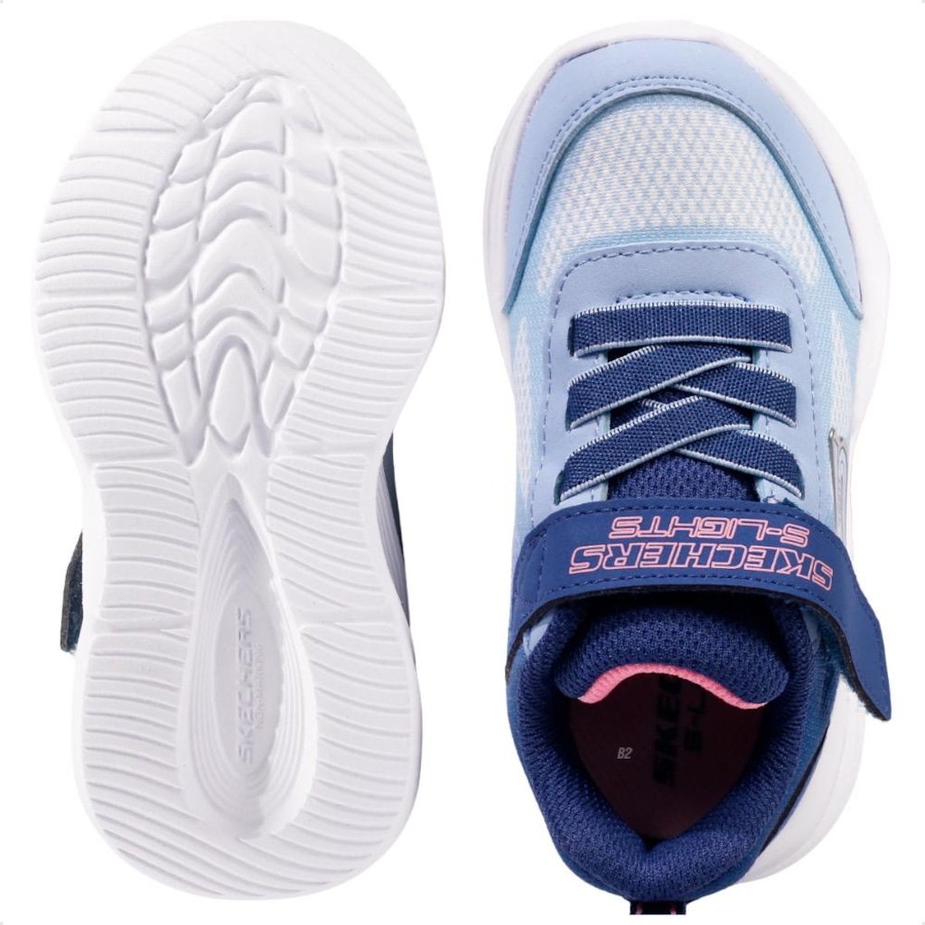 Imagem 5 do produto Tênis Infantil Skechers Sola Glow Ombre Deluxe