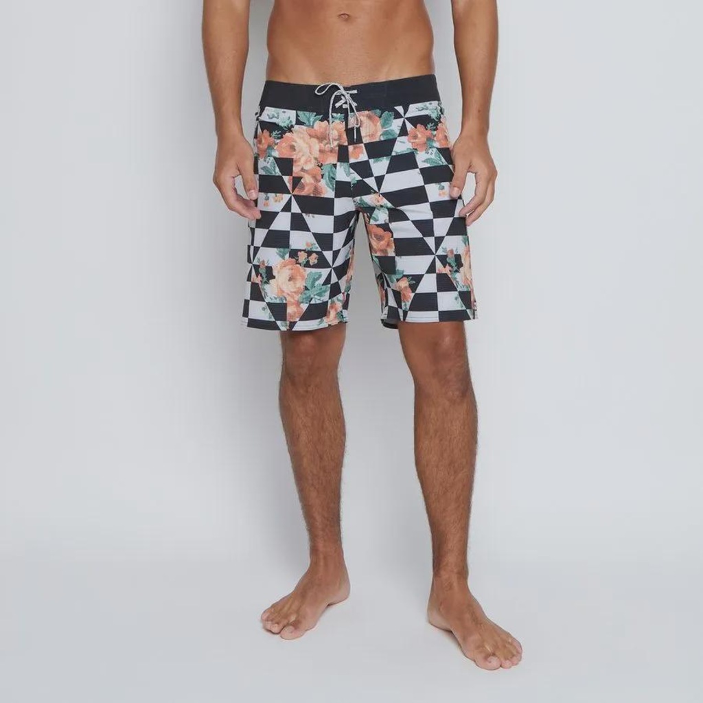 Boardshort Billabong Sundays Airlite Black White