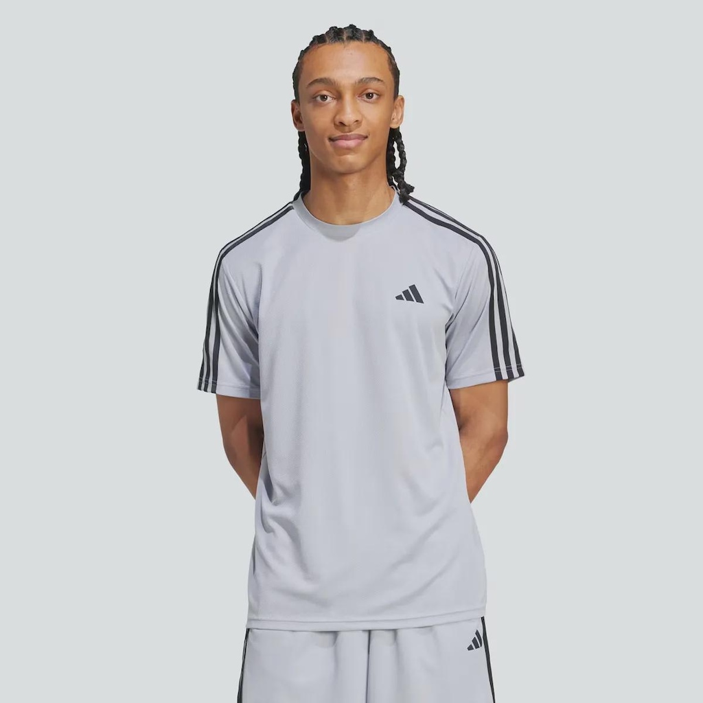Camiseta Masculina adidas TR-ES Base 3S - Foto 1