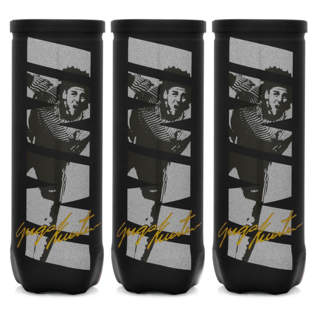 Bola de Tênis Inni Guga Kuerten Pack com 3 Tubos