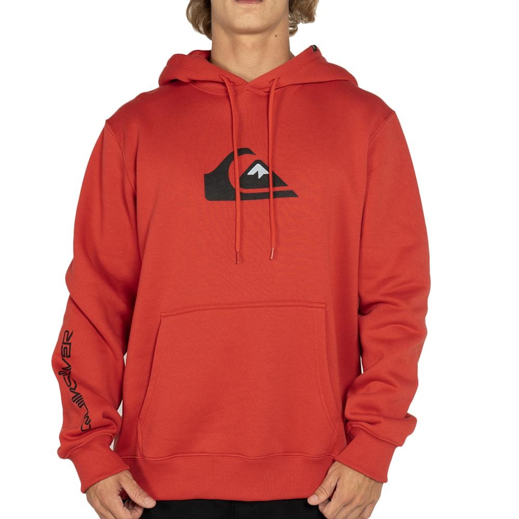 Blusão de Moletom Quiksilver Comp Logo WT25 Masculino