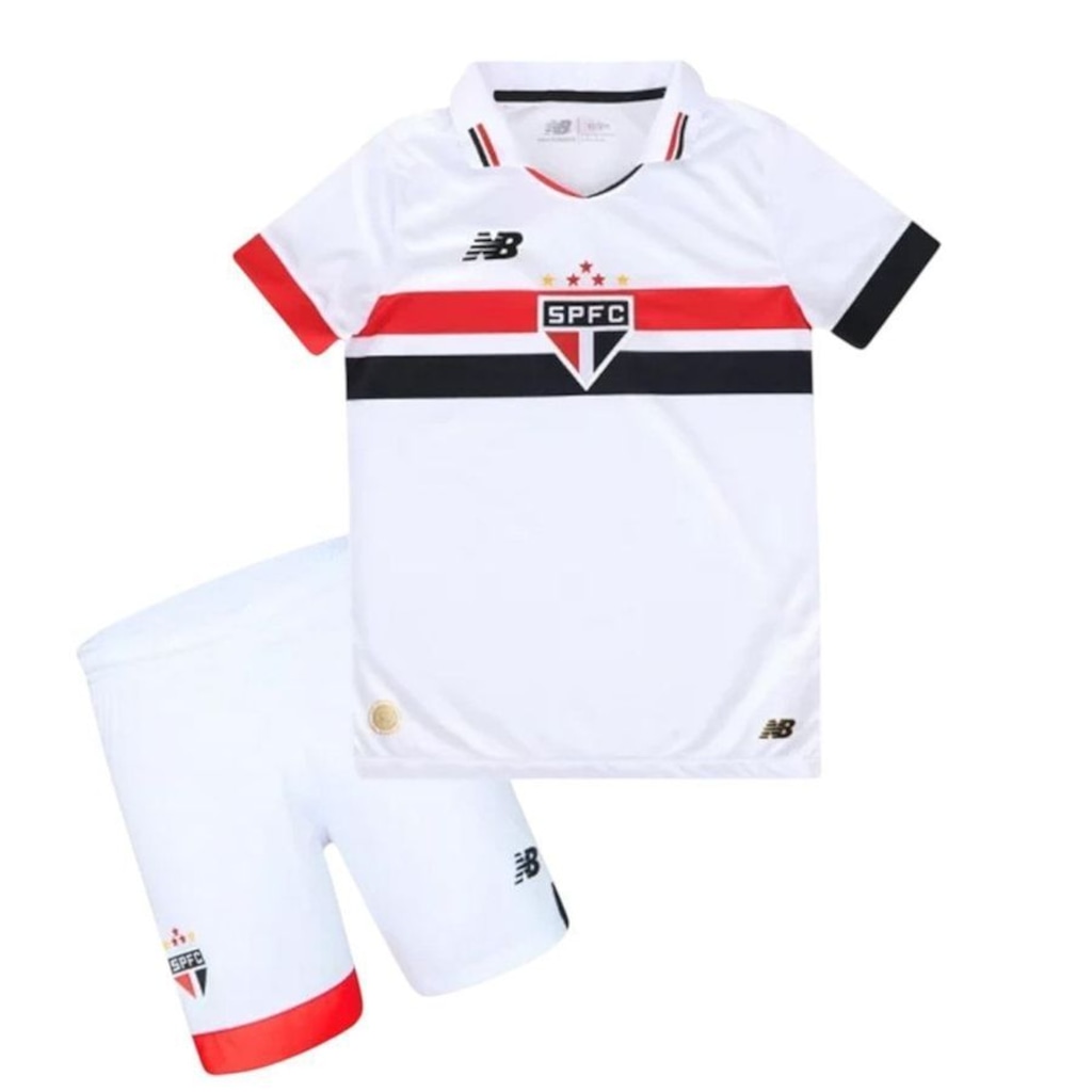 Conjunto do São Paulo 24/25 New Balance Infantil