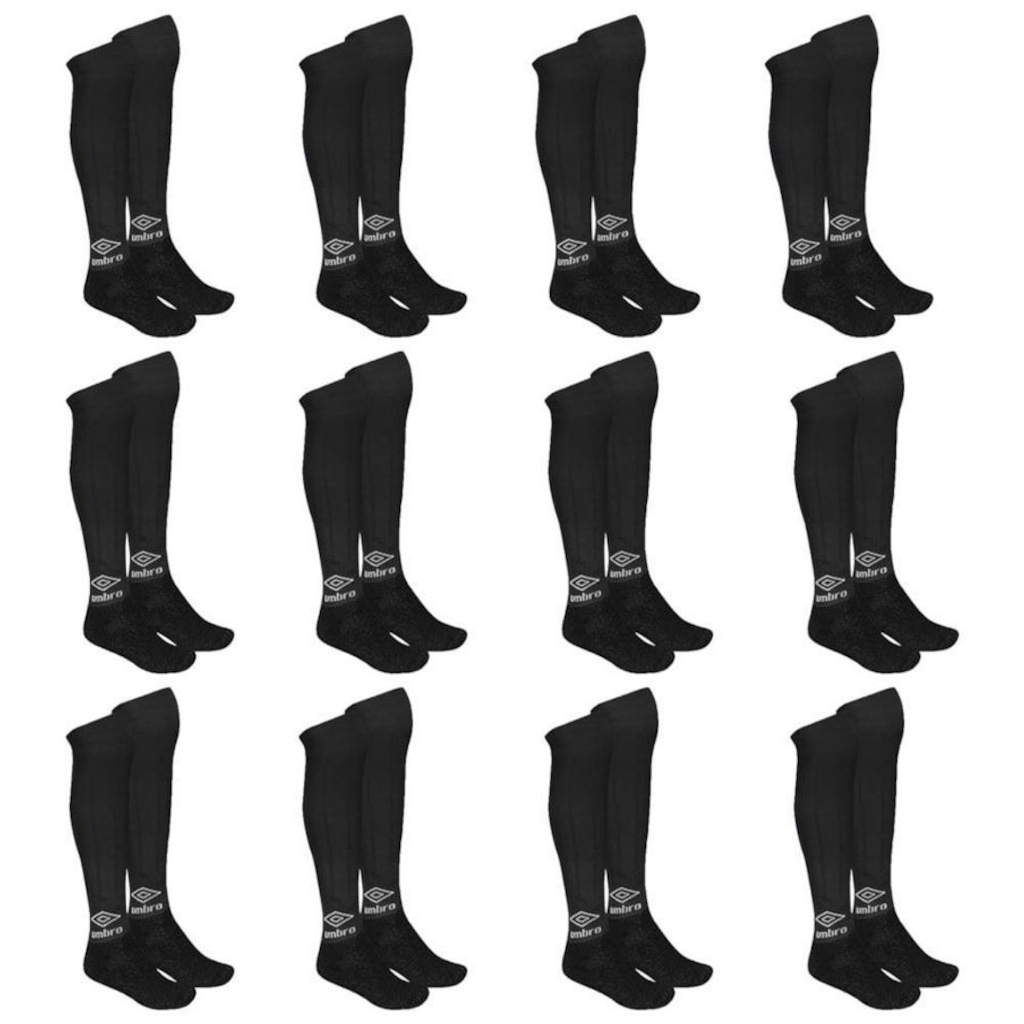 Meião Umbro Classic - 12 Pares - Masculino