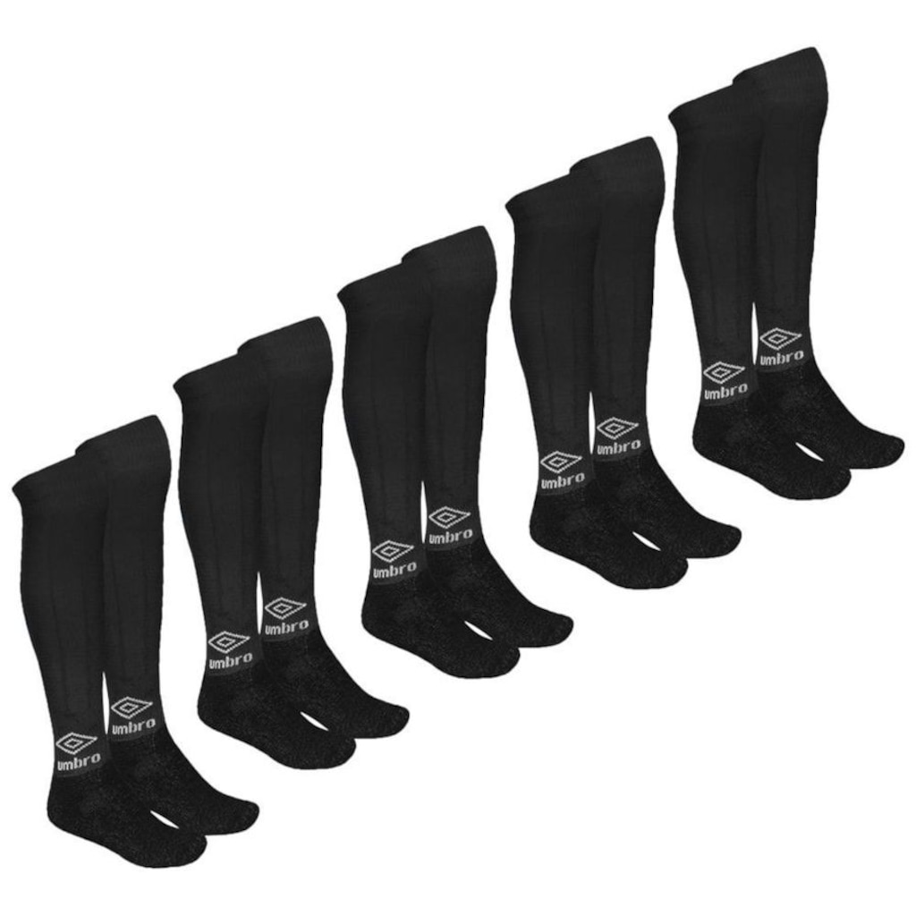 Meião Umbro Classic - 5 Pares - Masculino