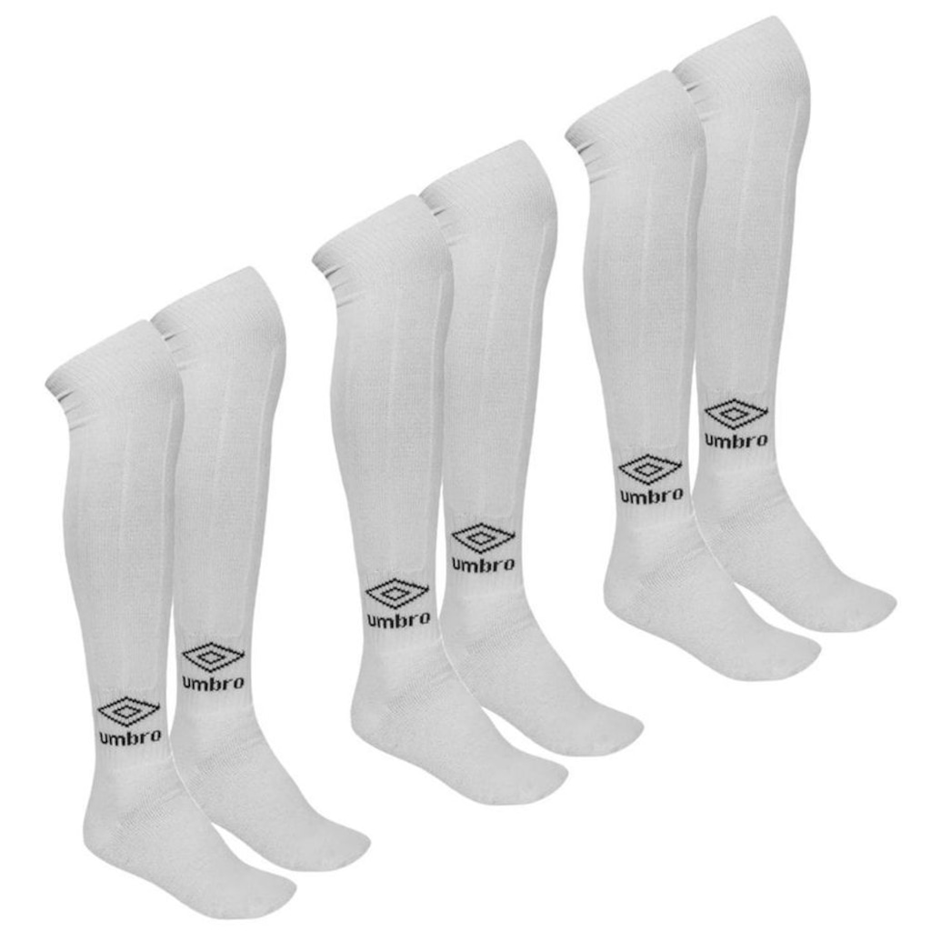 Meião Umbro Classic - 3 Pares - Masculino