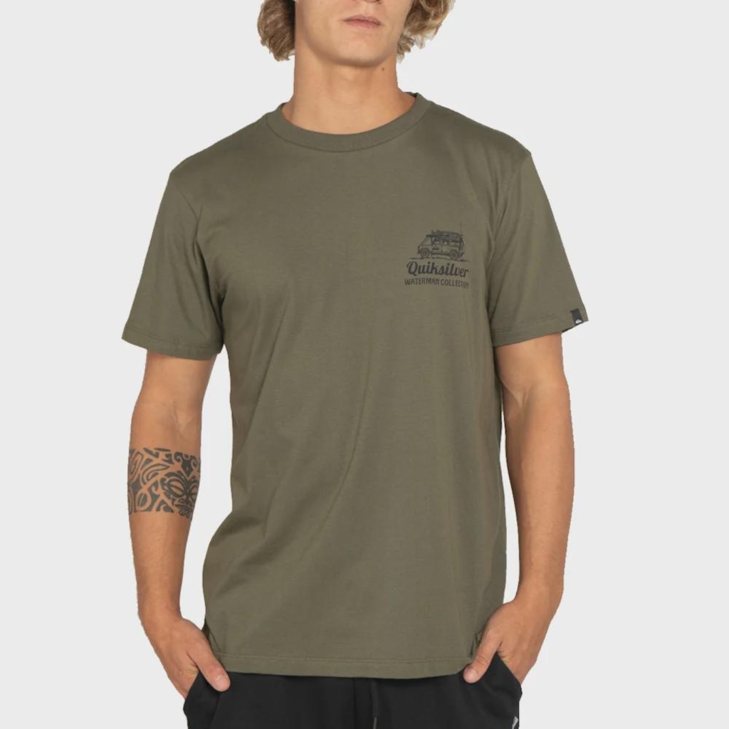 Camiseta Masculina Quiksilver No Maps