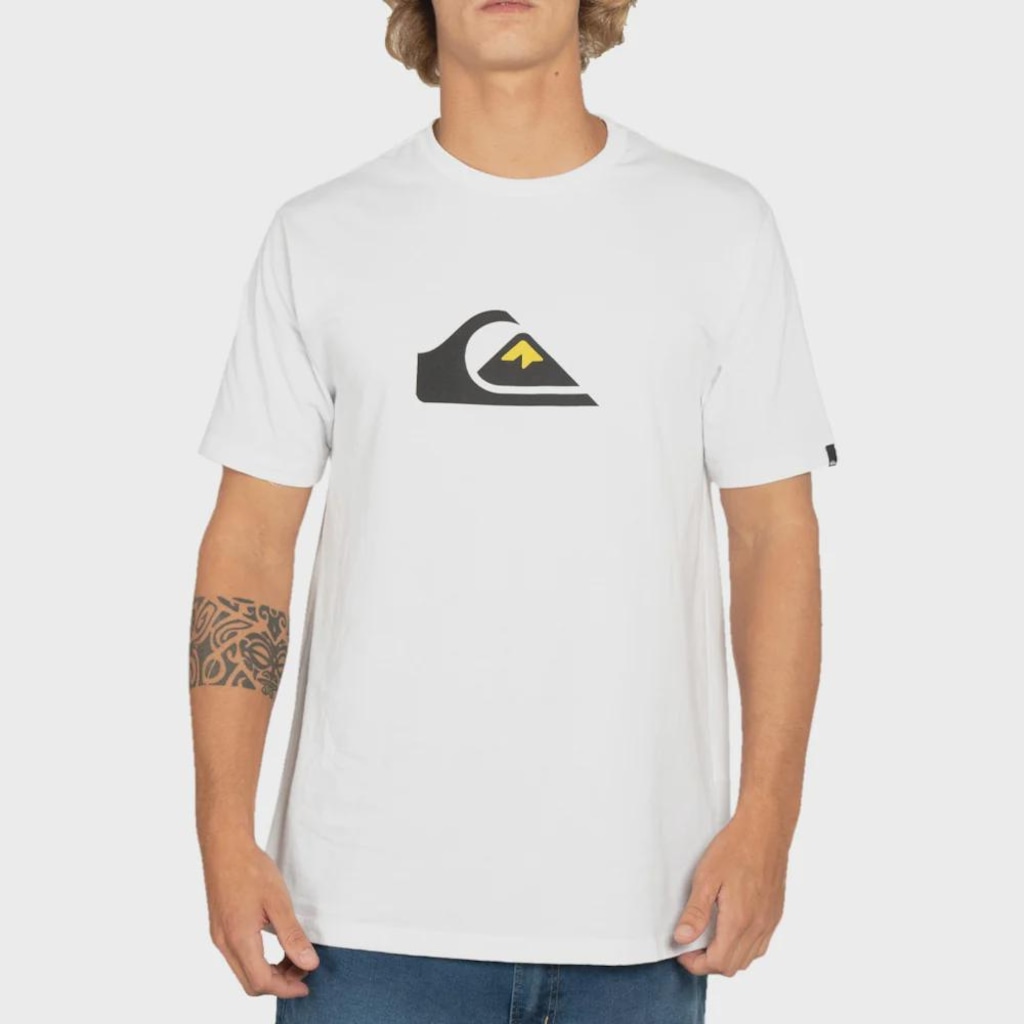 Camiseta Masculina Quiksilver Comp Logo
