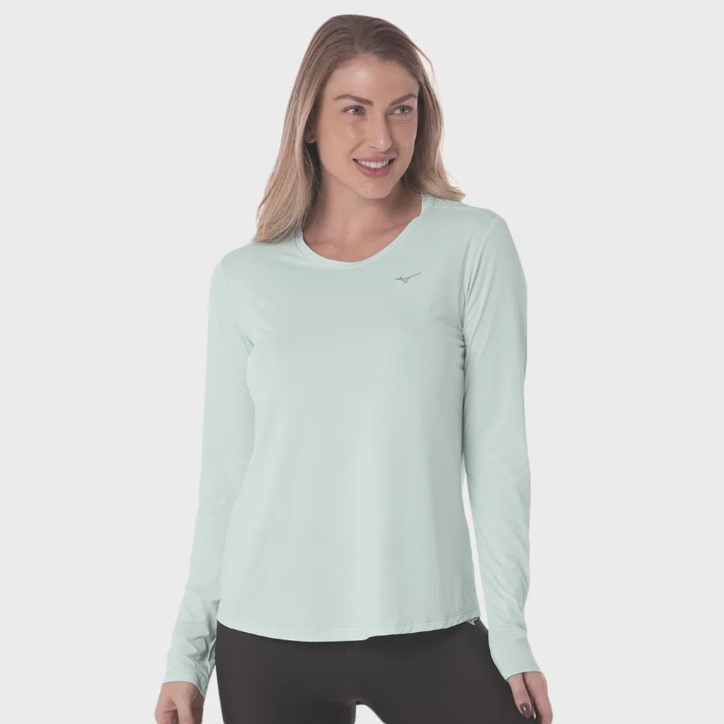 Camiseta Feminina Mizuno Manga Longa Pro UV