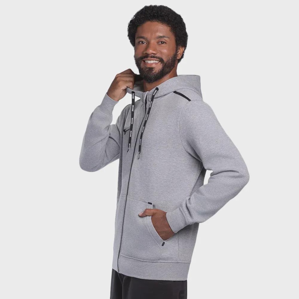 Imagem 2 do produto Jaqueta de Moletom Masculina Mizuno Zipper