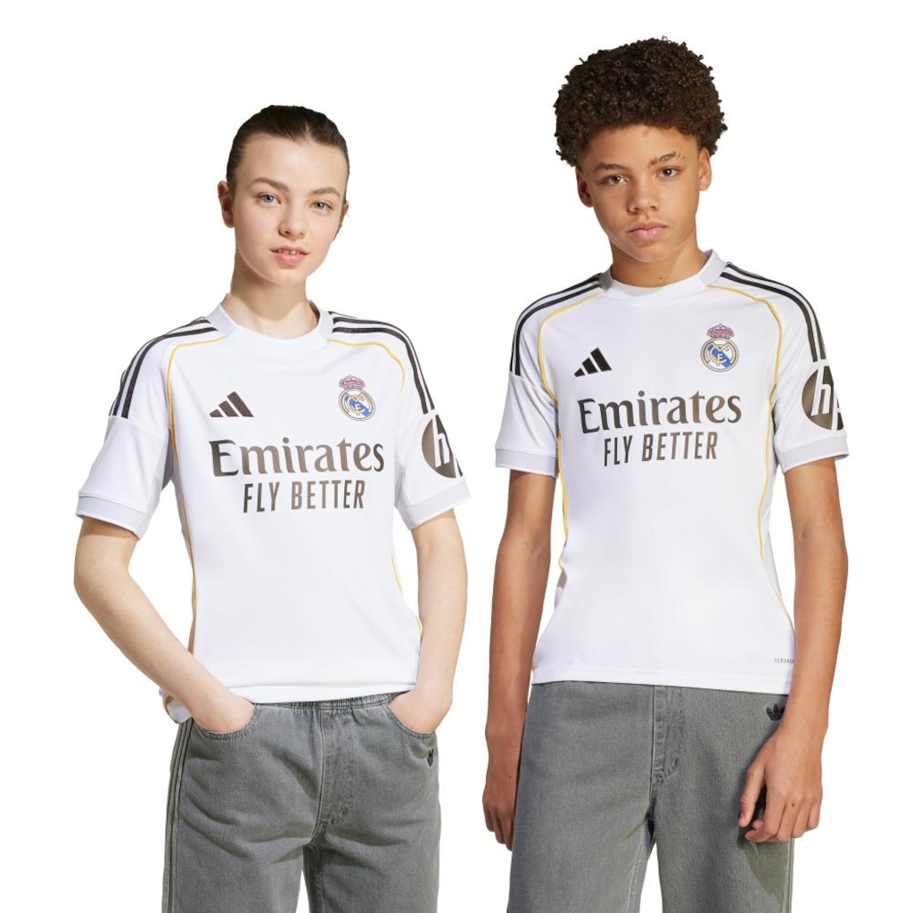 Camisa do Real Madrid Infantil I 25/26 Adidas