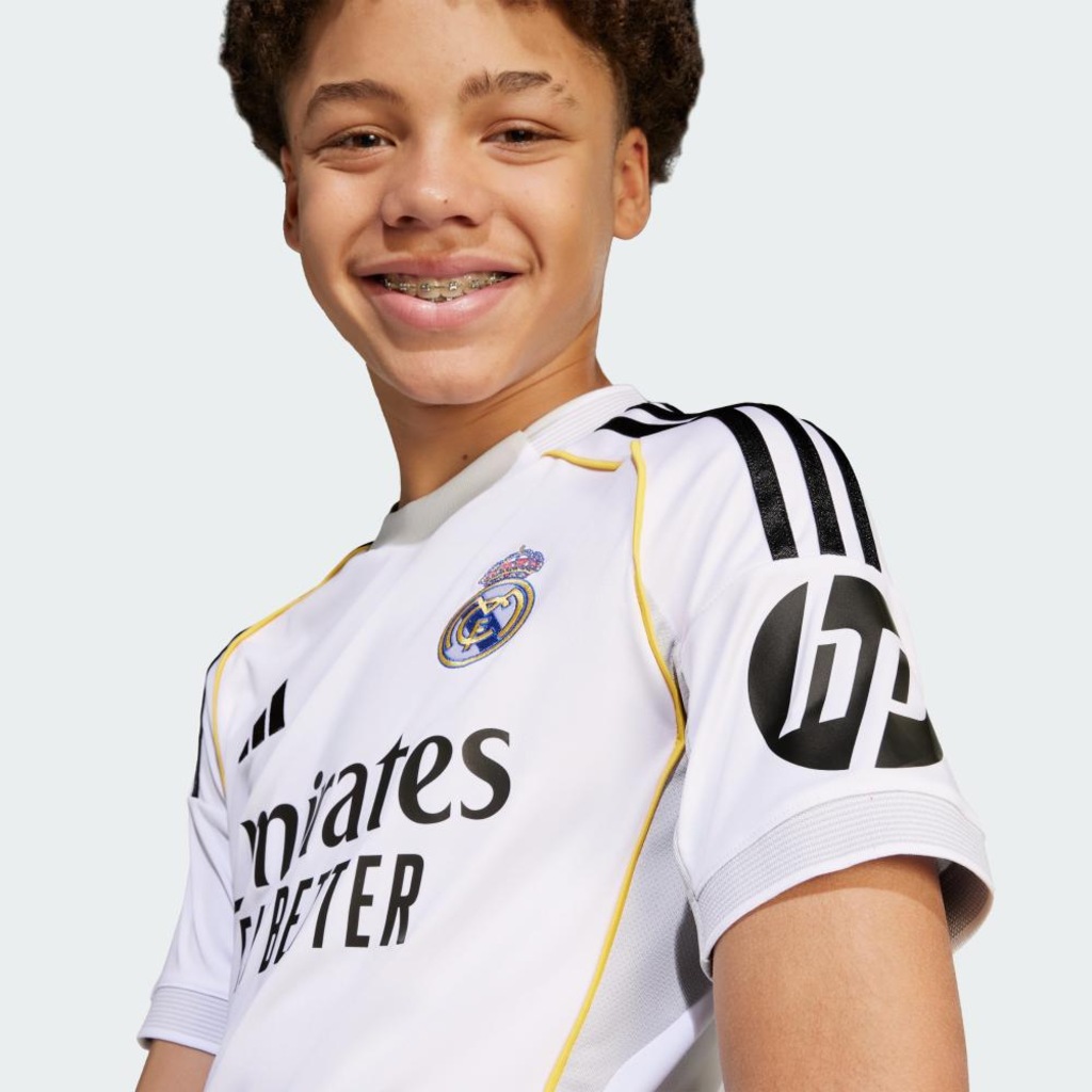 Imagem 4 do produto Camisa do Real Madrid Infantil I 25/26 Adidas
