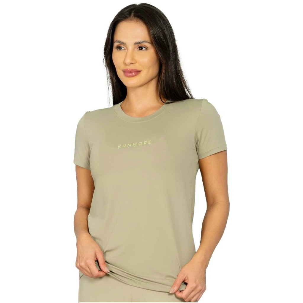 Camiseta Run More Fit Collection Feminina