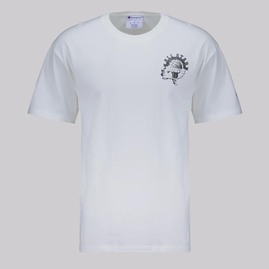 Camiseta Masculina Champion Hoops