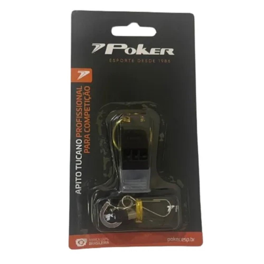 Apito Profissional Poker Tucano - Foto 2