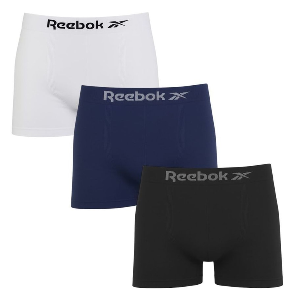 Cueca Boxer Reebok Classic - 3 Unidades - Masculina