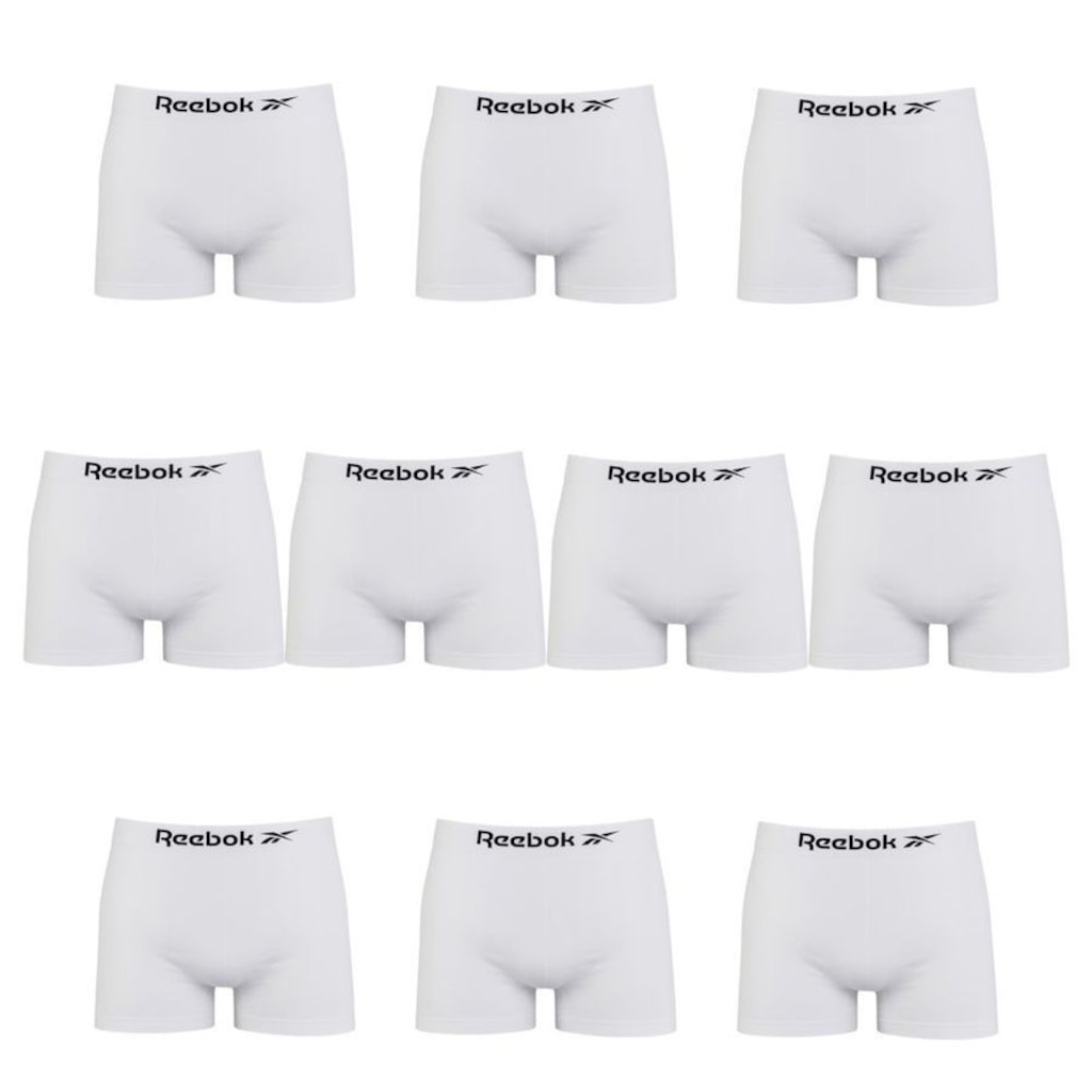 Cueca Boxer Reebok Classic - 10 Unidades - Masculina - Foto 1