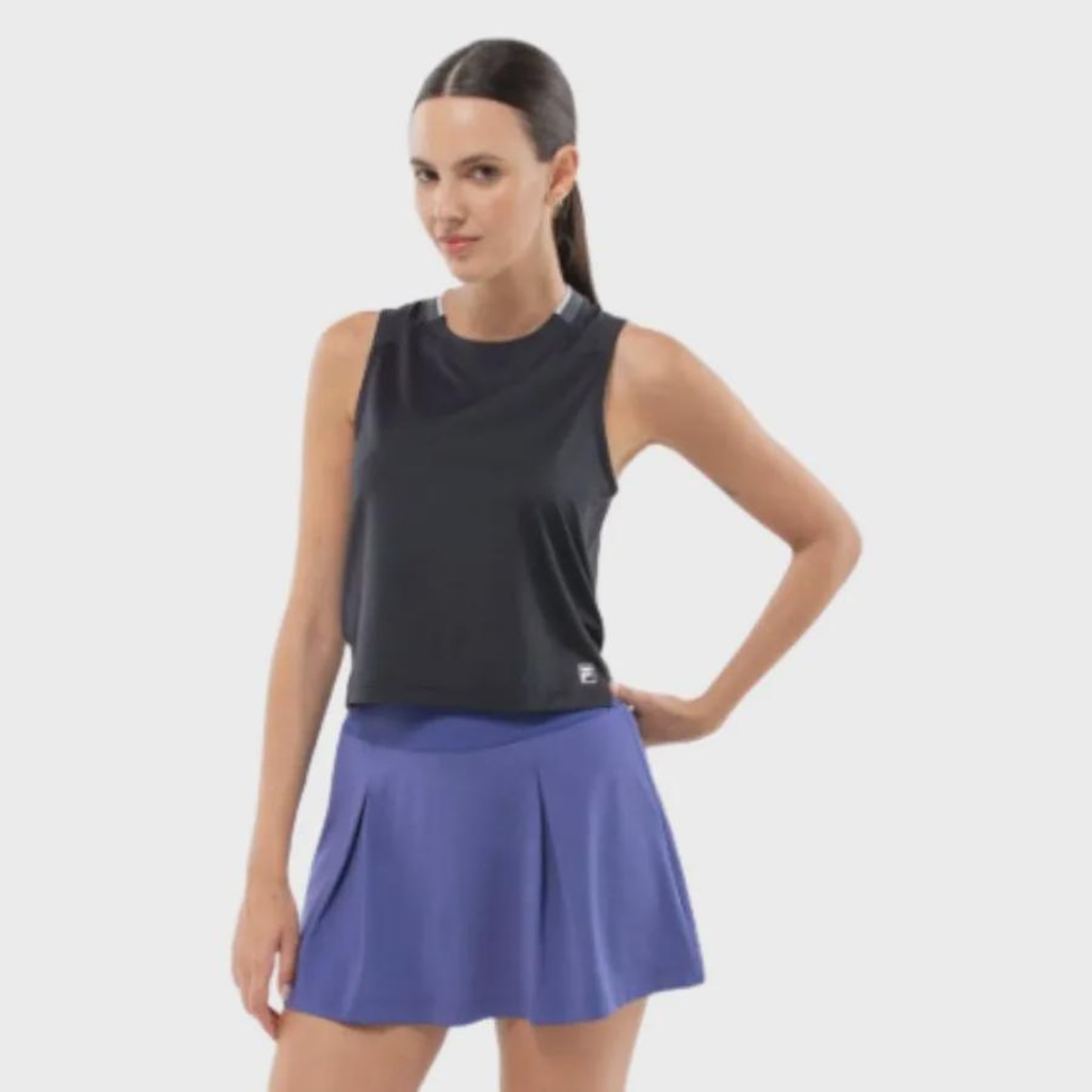 Camiseta Regata Feminina Fila Match Ao