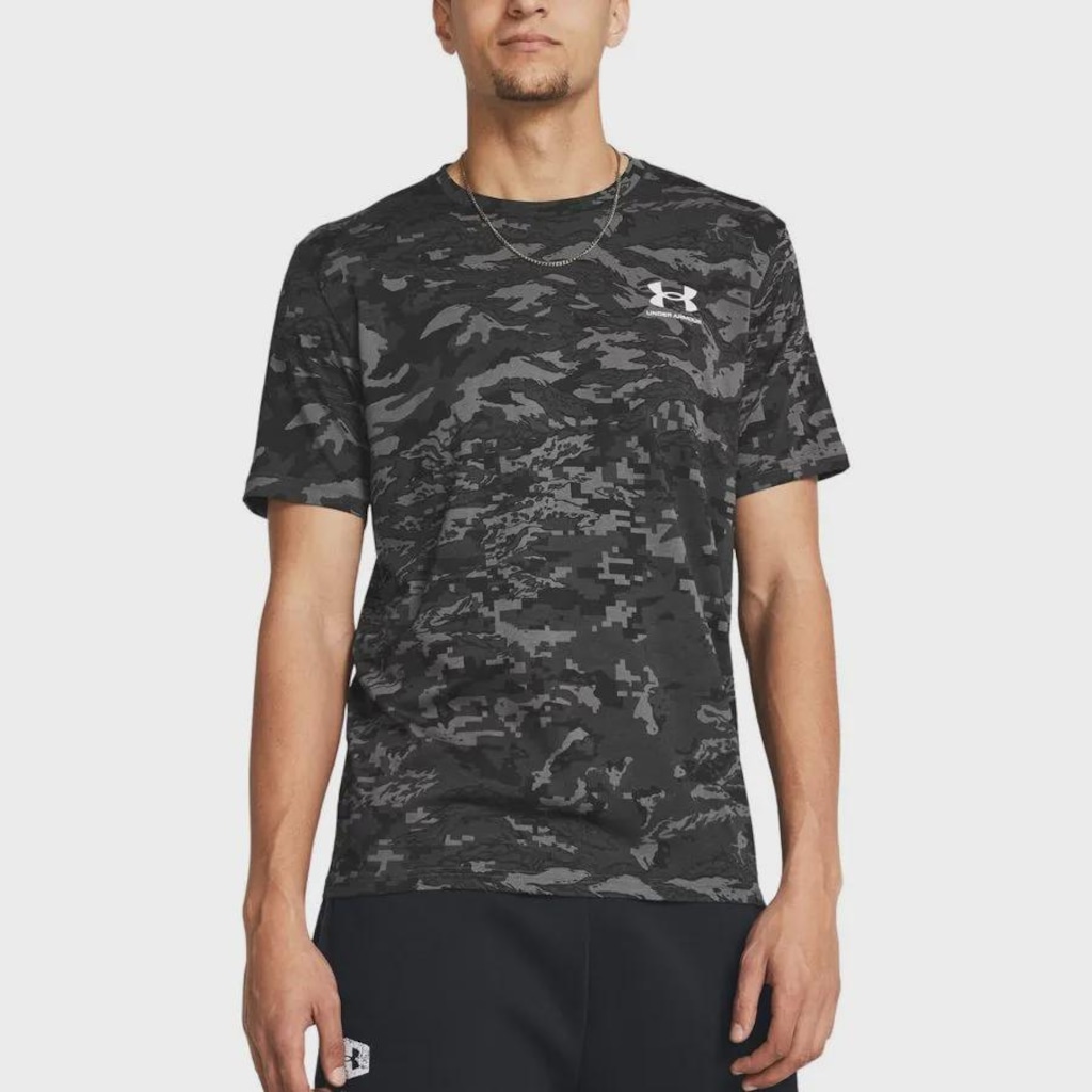 Camiseta Masculina Under Armour Abc Camo Ss