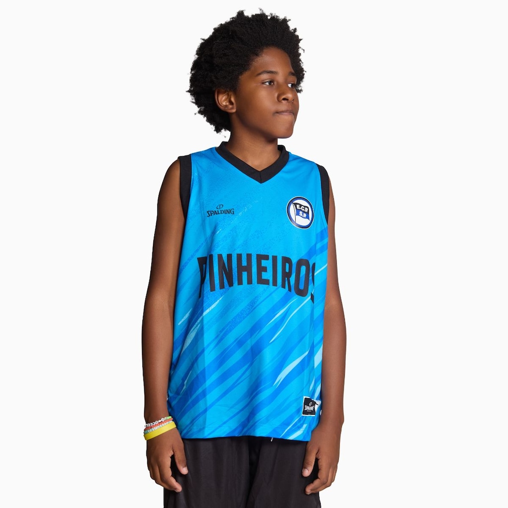 Camiseta Regata Infantil Spalding Pinheiros Fan Base ECP Warm Up 24/25