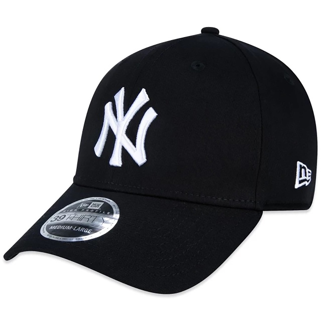Boné New Era 39Thirty New York Yankees Fechado MLB Aba Curva