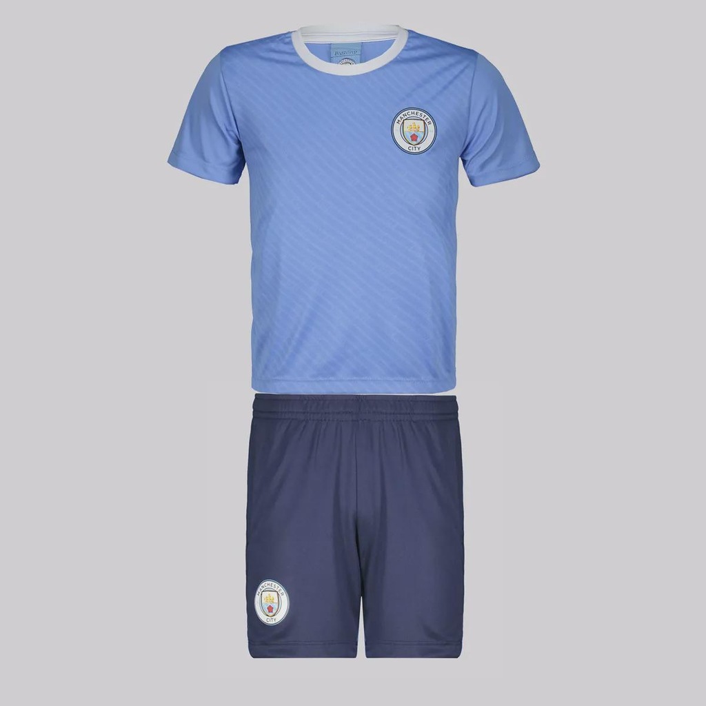 Imagem 1 do produto Kit de Camisa + Bermuda do Manchester City Infantil