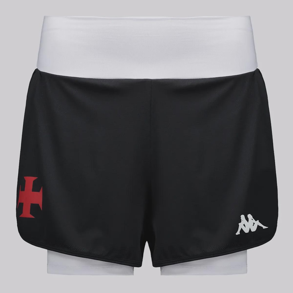 Shorts do Vasco Kappa Supp Color Feminino