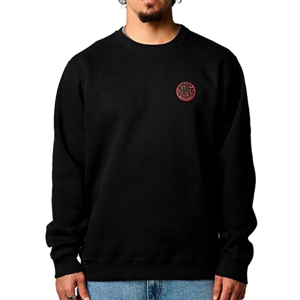 Blusão de Moletom Rip Curl Careca Masculina Wettie E7 WT25