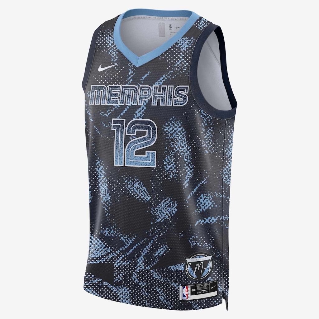 Camiseta Regata Nike NBA Já Morant Memphis GrizzLies 25/26 Select Series Masculina