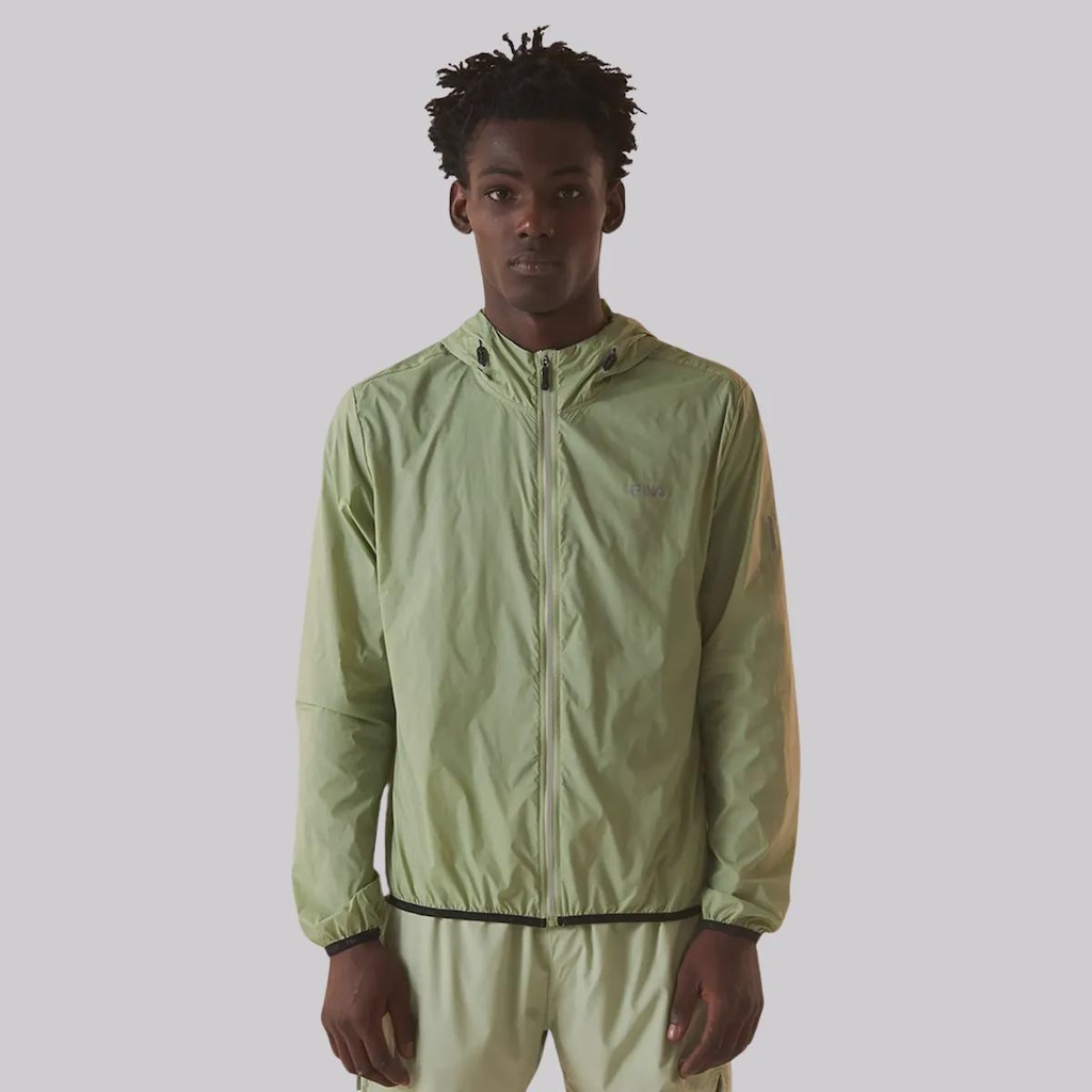 Jaqueta Corta Vento Masculina Fila com Capuz Racer Run