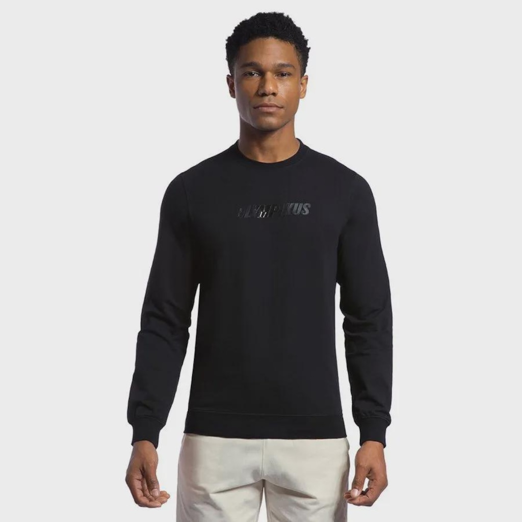 Blusão de Moletom Masculino Olympikus Comfy Big Logo