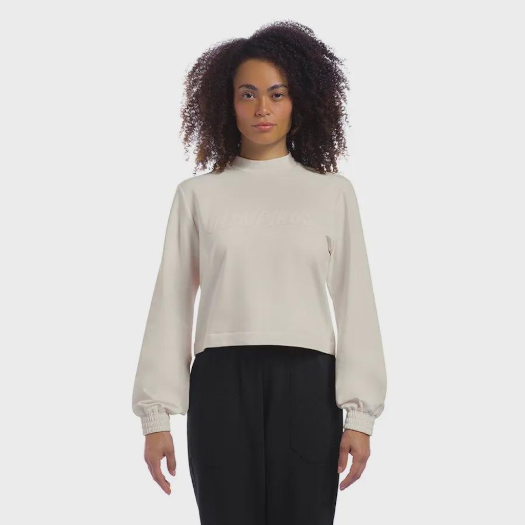 Blusão de Moletom Feminino Olympikus Comfy Box