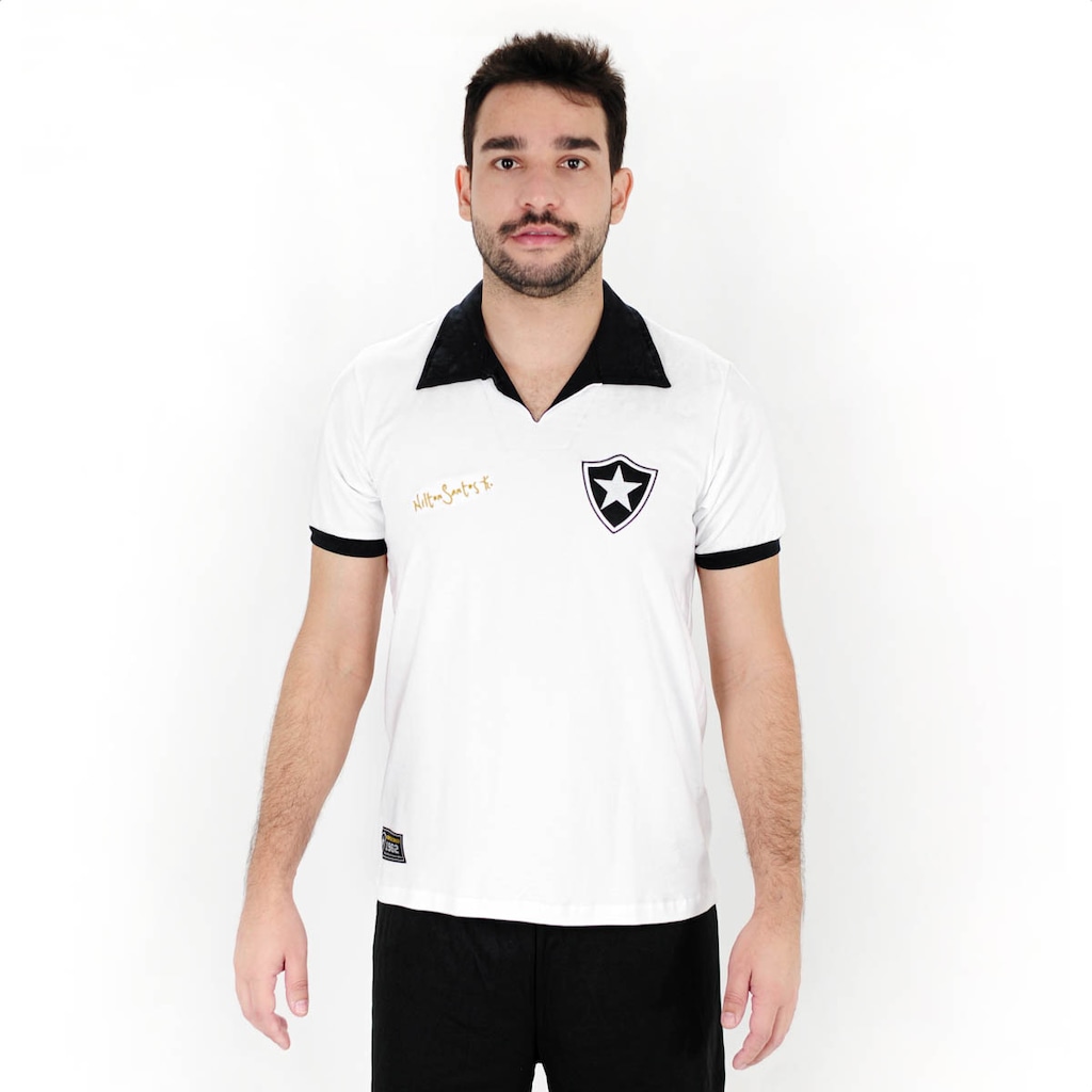Camiseta Masculina RetrôMania Botafogo Nilton Santos