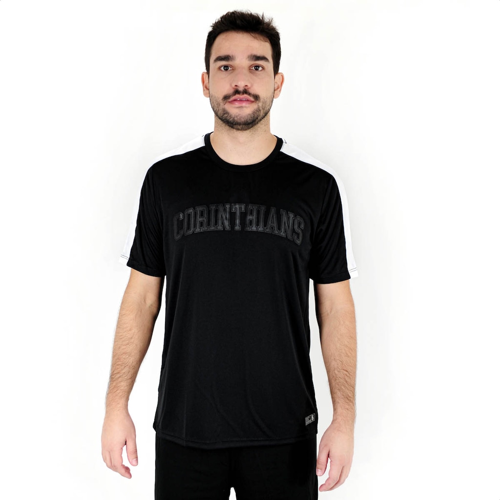 Camiseta Masculina Coimbra Corinthians Gola Careca