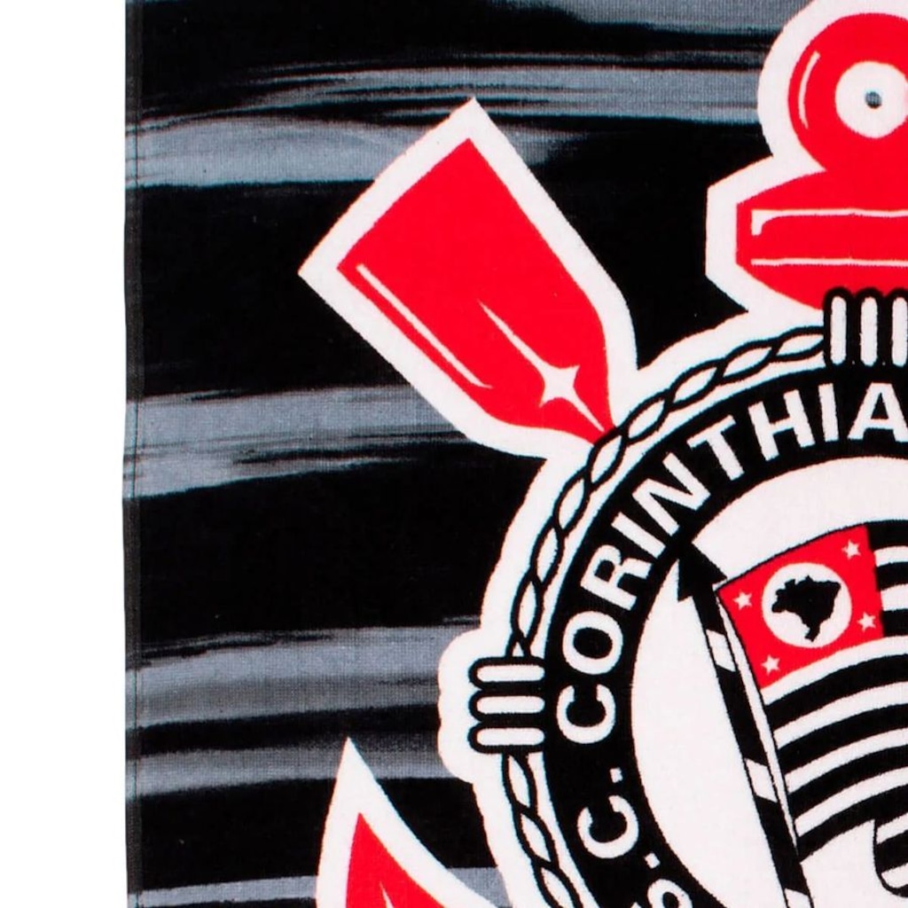 Imagem 3 do produto Toalha de Banho Corinthians Buettner Veludo 70X140