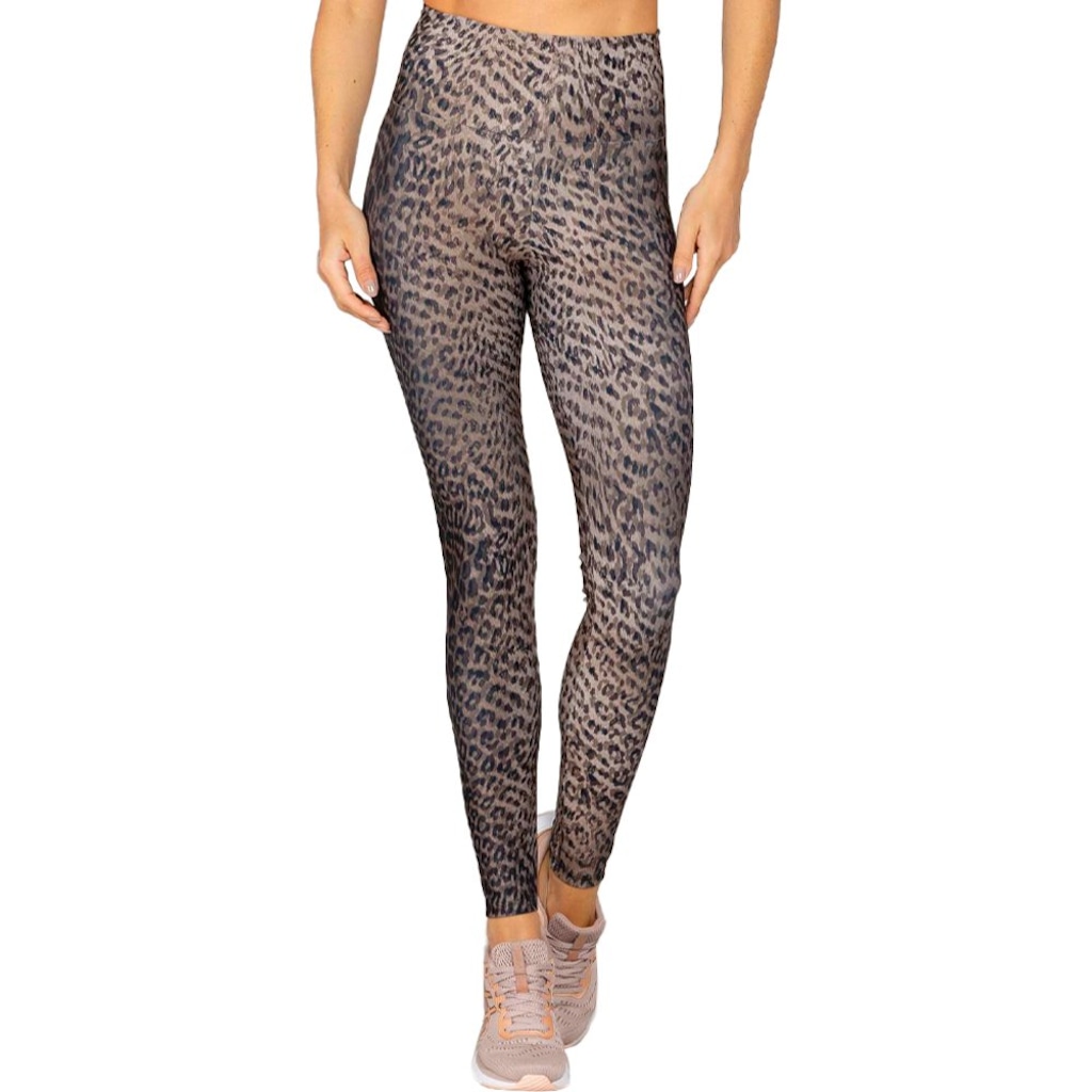Calça Legging Run More Animal Print Feminina