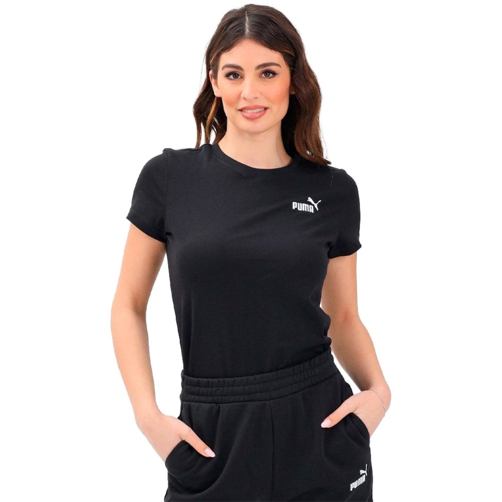 Camiseta Feminina Puma Ess Small No. 1 Logo