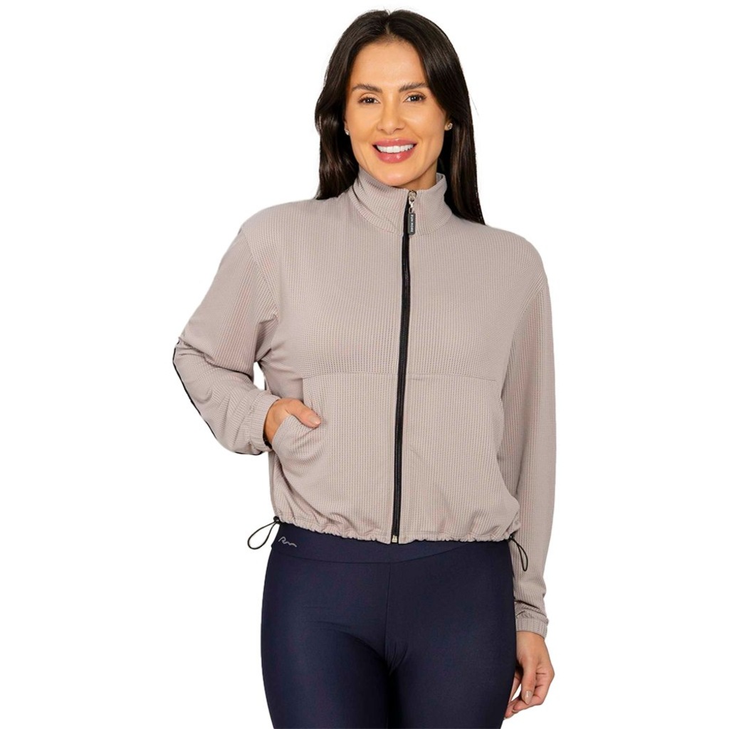 Jaqueta Feminina Run More Highlines sem Capuz