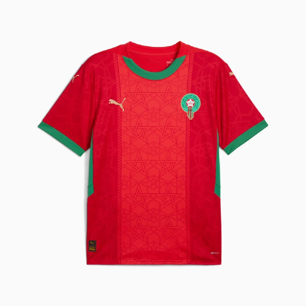 Camisa Marrocos 25/26 Puma Uniforme 1 Torcedor Masculino - Foto 1