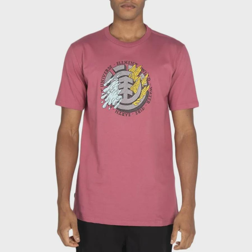 Camiseta Masculina Element Fire Water